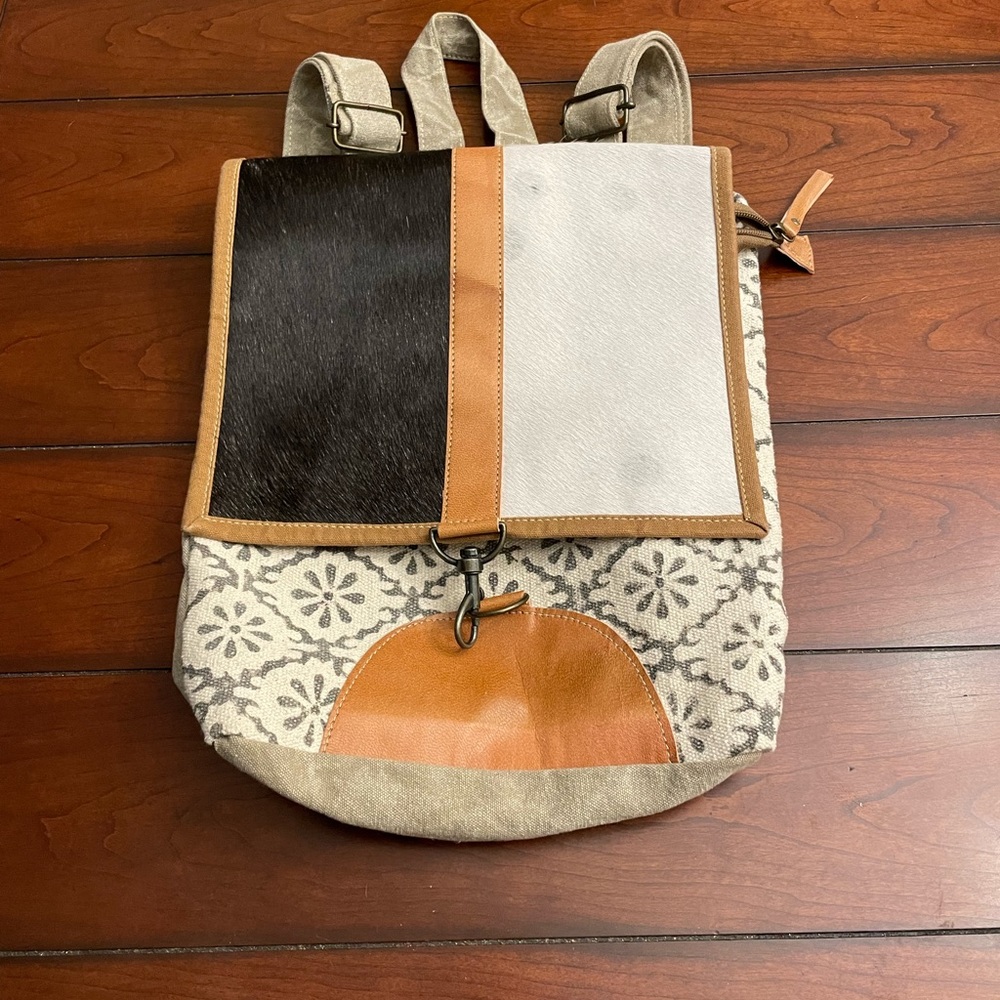 Chloe +‎ Lex Cowhide Flap Backpack